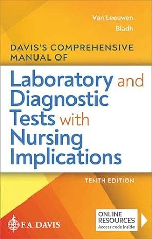 Davis's Comprehensive Manual of Laboratory and Diagnostic Tests With Nursing Implications (Davis's Comprehensive Manual of Laboratory & Diagnostic Tests With Nursing Implications) Tenth Edition-Original PDF