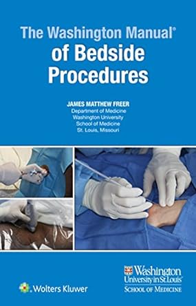 The Washington Manual of Bedside Procedures -Original PDF