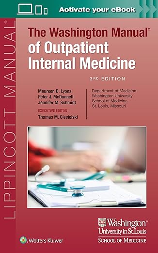The Washington Manual of Outpatient Internal Medicine 3rd Edition-EPUB
