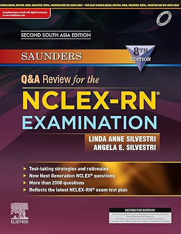 Saunders Q & A Review for the NCLEX-RN® Examination: Second South Asia Edition-Original PDF