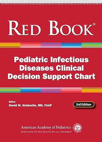 Red Book Pediatric Infectious Diseases Clinical Decision Support Chart 3rd Edition-Original PDF