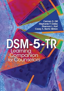 Dsm-5-tr Learning Companion for Counselors -Original PDF