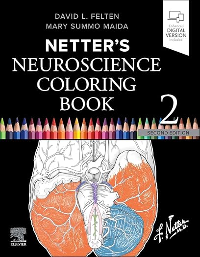 Netter's Neuroscience Coloring Book 2nd Edition-Original PDF