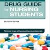 Mosby’s Drug Guide for Nursing Students 16th Edition-HQ Image PDF