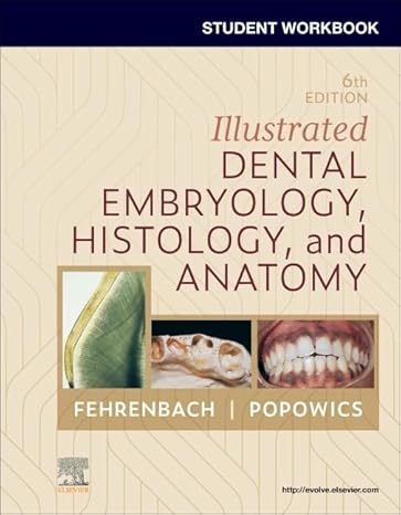 Student Workbook for Illustrated Dental Embryology, Histology and Anatomy 6th Edition-Original PDF