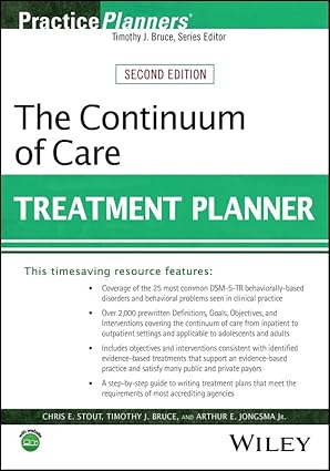 The Continuum of Care Treatment Planner (PracticePlanners) 2nd edition-EPUB