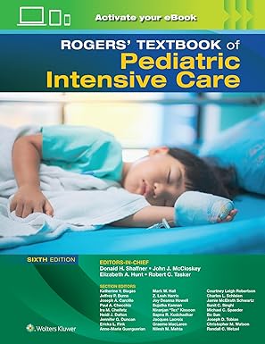 Rogers' Textbook of Pediatric Intensive Care 6th Edition-EPUB