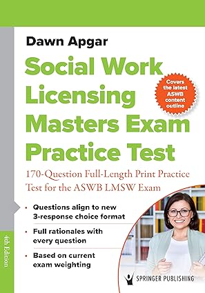 Social Work Licensing Masters Exam Practice Test: 170-Question Full-Length Print Practice Test for the ASWB LMSW Exam 4th Edition-EPUB