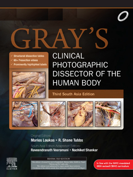 Gray's Clinical Photographic Dissector of the Human Body (Gray's Anatomy) 3rd South Asia Edition-Original PDF