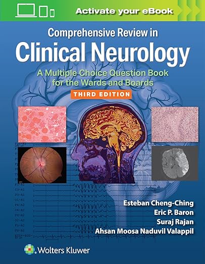 Comprehensive Review in Clinical Neurology: A Multiple Choice Question Book for the Wards and Boards 3rd Edition-EPUB