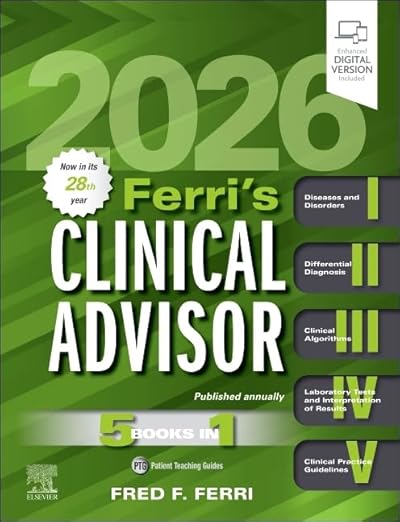 Ferri's Clinical Advisor 2026: 5 Books in 1, 28th Edition -Original PDF