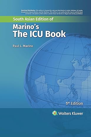 Marino's The ICU Book, 5th South Asian ed -HQ Image PDF