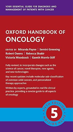 Oxford Handbook of Oncology (Oxford Medical Handbooks) 5th Edition-Original PDF