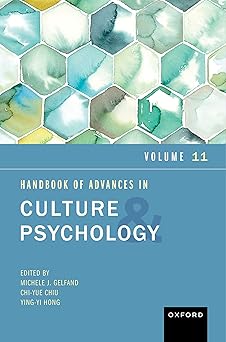 Handbook of Advances in Culture and Psychology: Volume 11 -Original PDF
