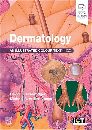 Dermatology : An Illustrated Colour Text 8th Edition-True PDF