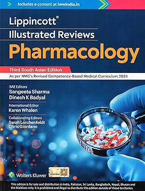 LIPPINCOTT ILLUSTRATED REVIEWS PHARMACOLOGY 8ED (THIRD SAE) (PB 2025) -EPUB