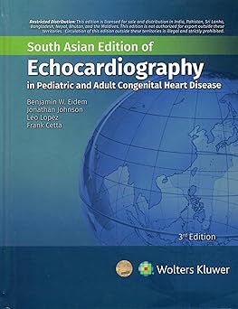 Echocardiography in Pediatric and Adult Congenital Heart Disease, 3rd South Asian ed -HQ Image PDF
