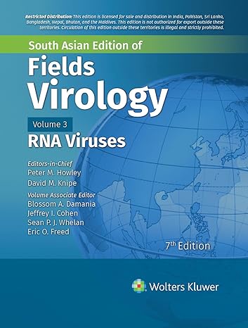 FIELDS VIROLOGY RNA VIRUSES VOLUME 3 7ED (SAE) (HB 2024) -HQ Img PDF