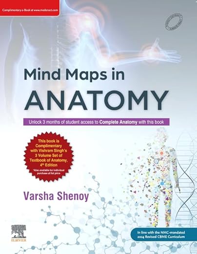 Mindmaps in Anatomy, 1st Edition, complimetary with Vishram singh Set -EPUB