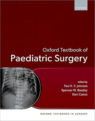 Oxford Textbook of Paediatric Surgery (Oxford Textbooks in Surgery) -Original PDF