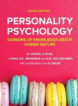 Personality Psychology: Domains of Knowledge About Human Nature, 4e -EPUB