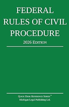 Federal Rules of Civil Procedure; 2026 Edition: With Statutory Supplement (Quick Desk Reference) -Original PDF