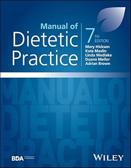 Manual of Dietetic Practice 7th Edition-Original PDF