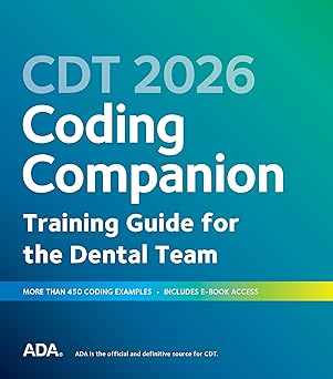 CDT 2026 Coding Companion: Training Guide for the Dental Team -EPUB