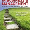 Doing Research in Business & Management: An Essential Guide to Planning Your Project-Original PDF