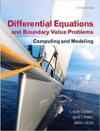 Differential Equations and Boundary Value Problems: Computing and Modeling 5th Edition – Original PDF