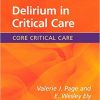 Delirium in Critical Care (Core Critical Care) 2nd Edition – Original PDF