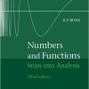 Numbers and Functions: Steps into Analysis 3rd Edition – Original PDF