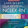 Lippincott’s Q&A Review for NCLEX-RN – Original PDF(10th ed) + EPUB (11th ed)
