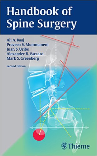 Handbook of Spine Surgery 2nd edition – PDF